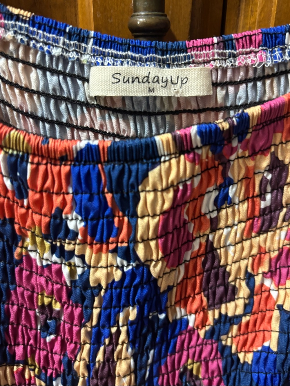 Sunday up for Anthropologie puff sleeved dress - Picture 2 of 2